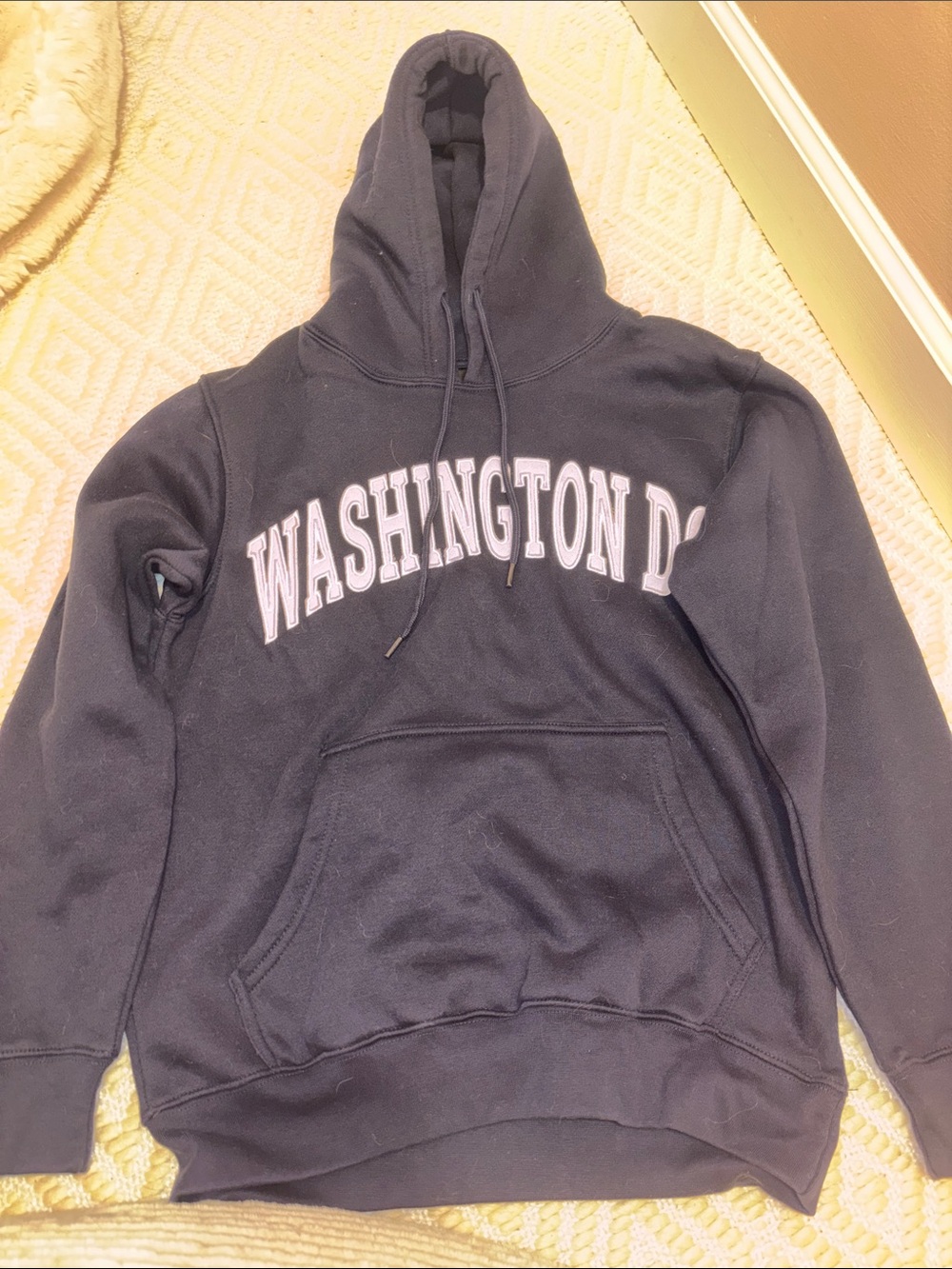 Washington DC Black Hooded Sweatshirt - Men